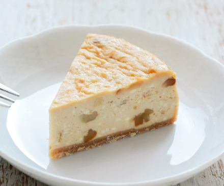 ブランデーくるみキャラメルチーズケーキ